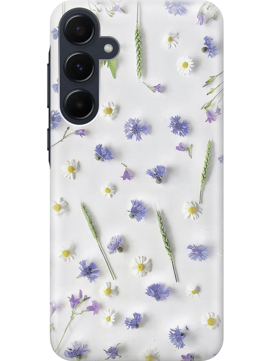 Силиконовый чехол на Samsung Galaxy A35 с рисунком "Ромашки и колоски", Белый;зеленый;фиолетовый, 20012130
Силиконовый чехол на Samsung Galaxy A35 с рисунком "Ромашки и колоски", Белый;зеленый;фиолетовый, 20012130