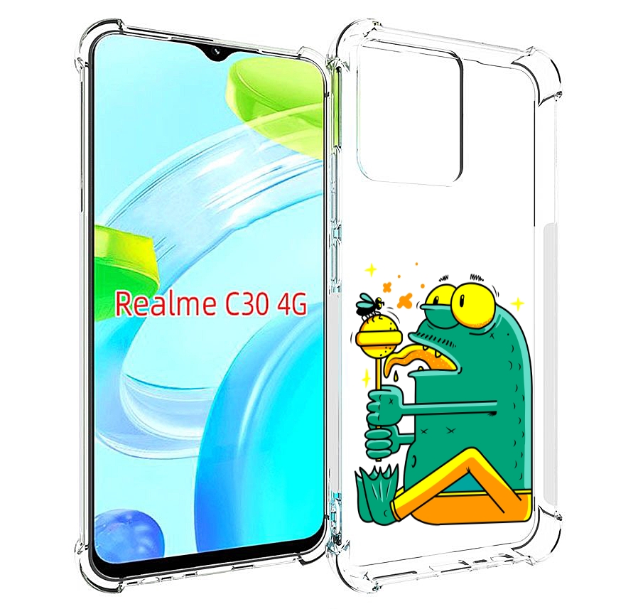 Чехол MyPads Зеленая лягушка с чупа чупсом для Realme C30 4G / Narzo 50i Prime, Прозрачный, Tocco
Чехол MyPads Зеленая лягушка с чупа чупсом для Realme C30 4G / Narzo 50i Prime, Прозрачный, Tocco