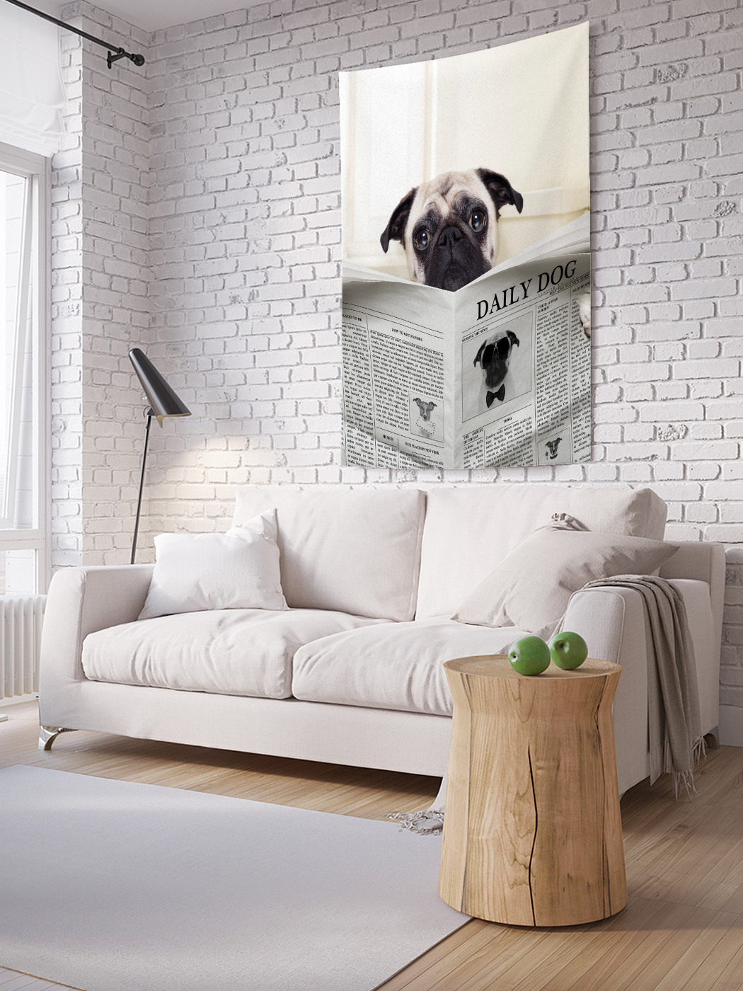 Вертикальное фотопанно на стену JoyArty Собака с газетой 150x200 см, Собака с газетой
Вертикальное фотопанно на стену JoyArty Собака с газетой 150x200 см, Собака с газетой