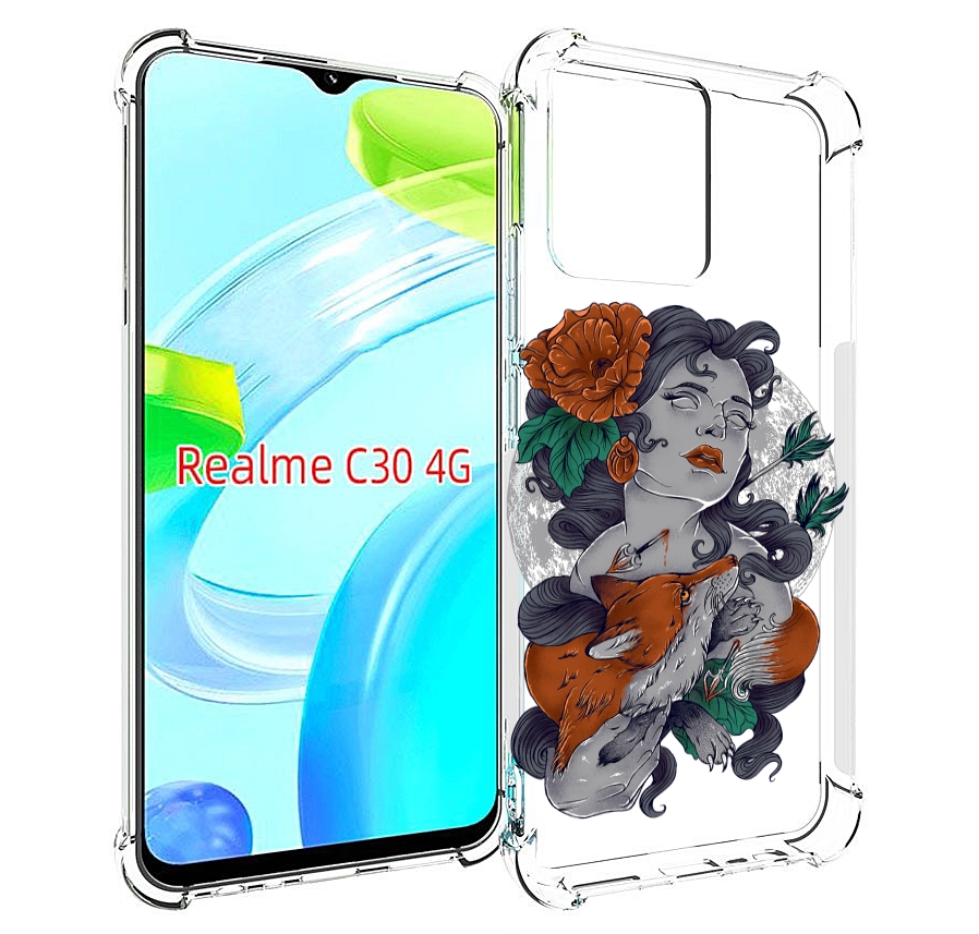 Чехол MyPads темная девушка с лисой для Realme C30 4G / Narzo 50i Prime, Прозрачный, Tocco
Чехол MyPads темная девушка с лисой для Realme C30 4G / Narzo 50i Prime, Прозрачный, Tocco