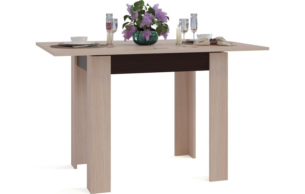 Сокол Стол обеденный СО-1 Венге / Дуб беленый
Сокол Стол обеденный СО-1 Венге / Дуб беленый