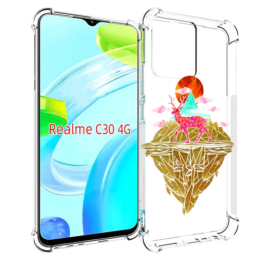 Чехол MyPads розовый олень абстракция для Realme C30 4G / Narzo 50i Prime, Прозрачный, Tocco
Чехол MyPads розовый олень абстракция для Realme C30 4G / Narzo 50i Prime, Прозрачный, Tocco