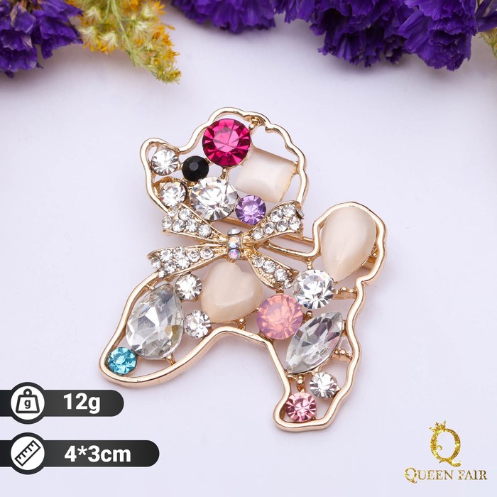 Брошь из бижутерного сплава Queen Fair 2521258, камень искусственный/стекло/стразы, 2521258
Брошь из бижутерного сплава Queen Fair 2521258, камень искусственный/стекло/стразы, 2521258
