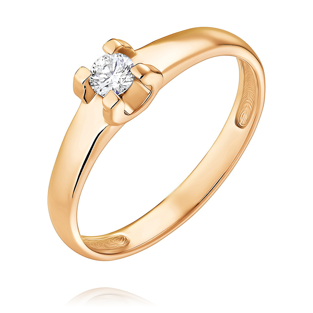 Кольцо помолвочное из красного золота с бриллиантом р. ADAMAS 1448935/01-А50Д-41, 1448935/01-А50Д-41
Кольцо помолвочное из красного золота с бриллиантом р. ADAMAS 1448935/01-А50Д-41, 1448935/01-А50Д-41