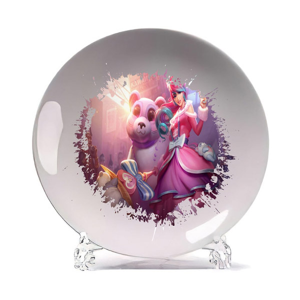 Тарелка CoolPodarok Аниме девушка розовый цвет мишка, Белый
Тарелка CoolPodarok Аниме девушка розовый цвет мишка, Белый