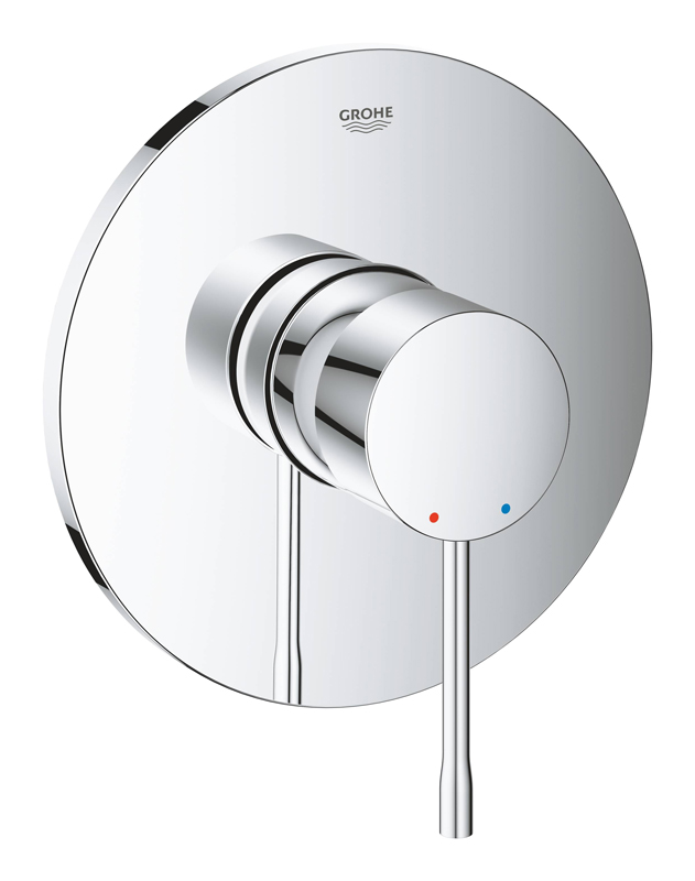 Смеситель однорычажный для душа GROHE Essence, круглая розетка, хром (24057001), Серебристый
Смеситель однорычажный для душа GROHE Essence, круглая розетка, хром (24057001), Серебристый