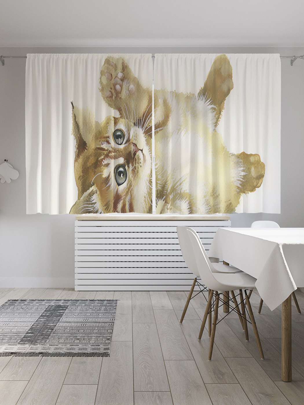 Классические шторы JoyArty "Играющий котенок", серия Oxford DeLux, 2 полотна 145x180 см, Играющий котенок
Классические шторы JoyArty "Играющий котенок", серия Oxford DeLux, 2 полотна 145x180 см, Играющий котенок