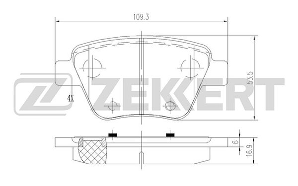 Колодки тормозные Audi A1 12-, A3 II 03-; Skoda Octavia (1Z) задние дисковые (GDB1841) Zek
Колодки тормозные Audi A1 12-, A3 II 03-; Skoda Octavia (1Z) задние дисковые (GDB1841) Zek