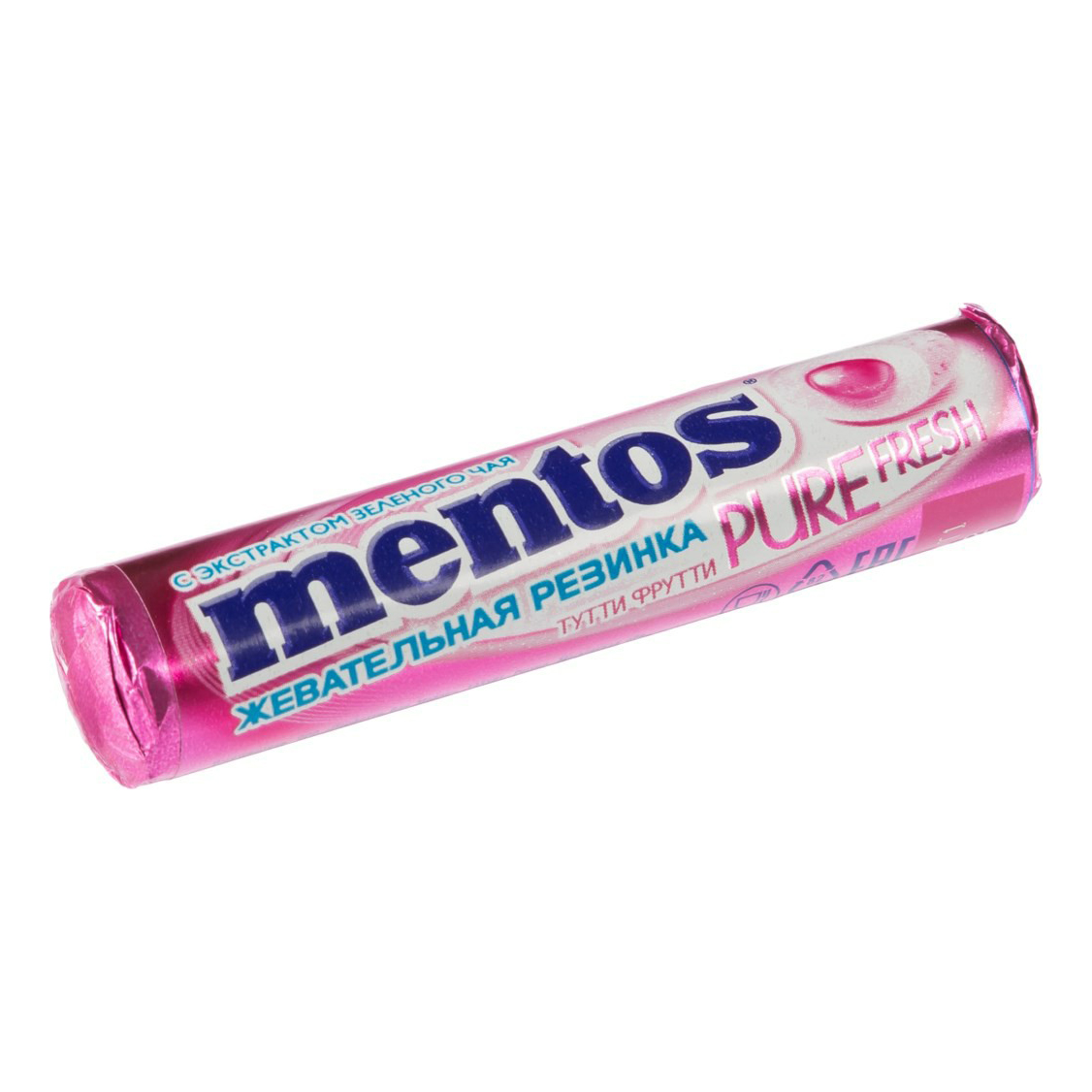 фото Жевательная резинка mentos pure fresh тутти фрутти 23,3 г
