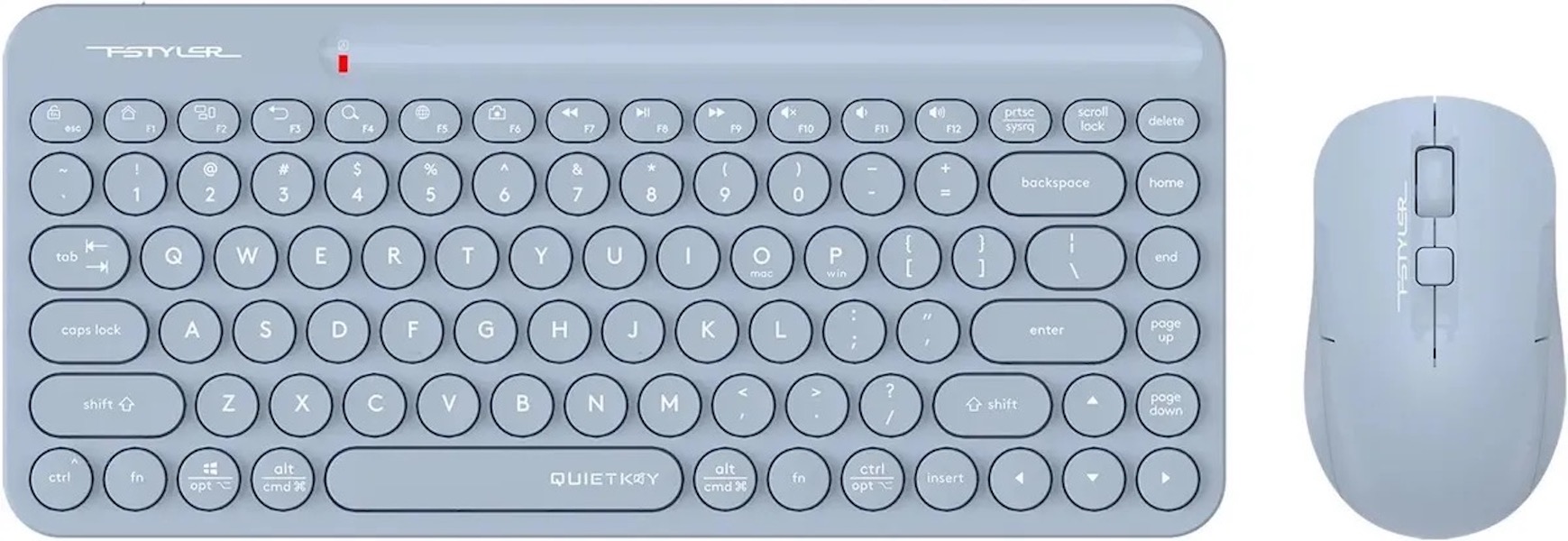 Комплект клавиатура+мышь A4TECH Fstyler FG3200 Air, USB, беспроводной, синий, Комплект (клавиатура+мышь) A4TECH Fstyler FG3200 Air, USB, беспроводной, синий
Комплект клавиатура+мышь A4TECH Fstyler FG3200 Air, USB, беспроводной, синий, Комплект (клавиатура+мышь) A4TECH Fstyler FG3200 Air, USB, беспроводной, синий