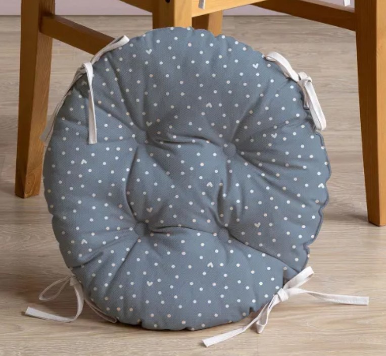Подушка на стул с тафтингом круглая d40 "Унисон" рис 33002-3 Love, Голубой, Унисон с104-0
Подушка на стул с тафтингом круглая d40 "Унисон" рис 33002-3 Love, Голубой, Унисон с104-0