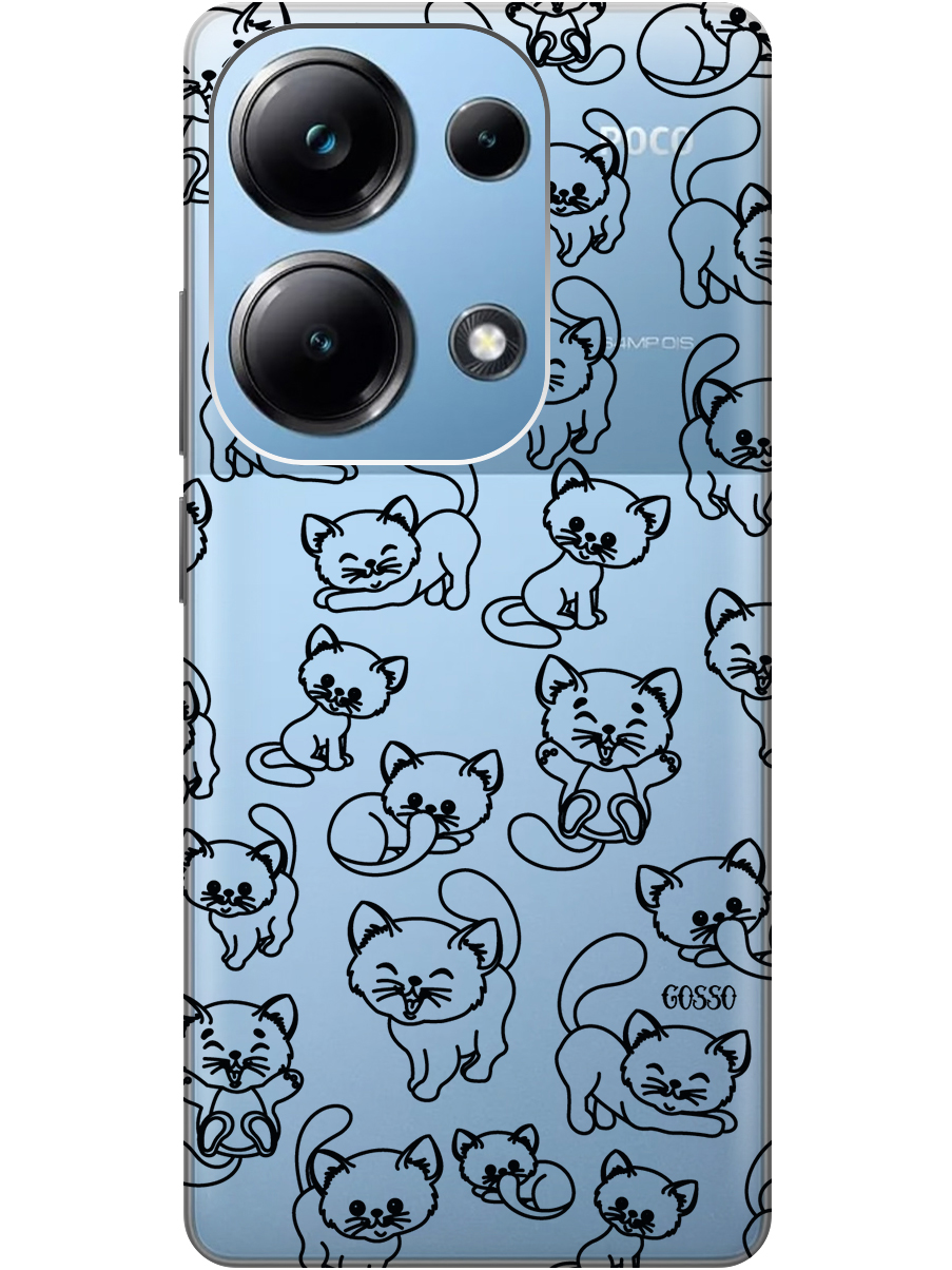 Чехол на Xiaomi Redmi Note 13 Pro 4G / Poco M6 Pro 4G "Cute Kitties" прозрачный, Прозрачный;черный, 20012096
Чехол на Xiaomi Redmi Note 13 Pro 4G / Poco M6 Pro 4G "Cute Kitties" прозрачный, Прозрачный;черный, 20012096