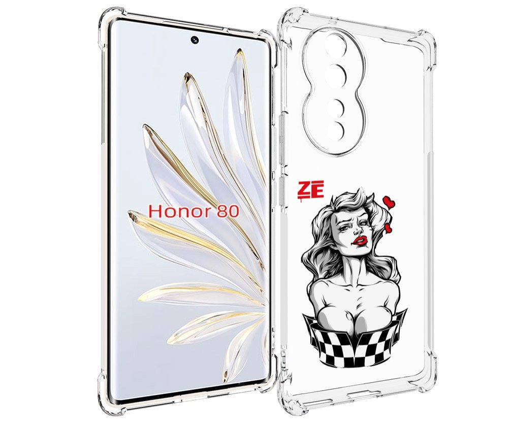 Чехол MyPads черно белая девушка с красными губами женский для Honor 80, Прозрачный, Tocco
Чехол MyPads черно белая девушка с красными губами женский для Honor 80, Прозрачный, Tocco
