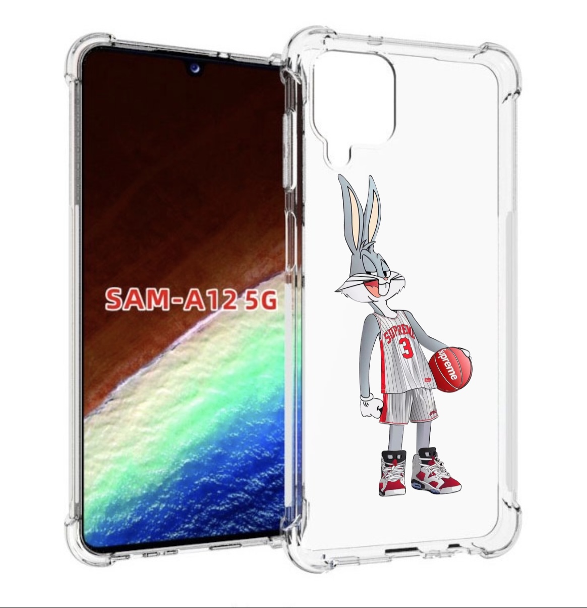 Чехол MyPads заяц-баскетболист женский для Samsung Galaxy A12 (SM-A125F) 2020/21, Прозрачный, Tocco
Чехол MyPads заяц-баскетболист женский для Samsung Galaxy A12 (SM-A125F) 2020/21, Прозрачный, Tocco