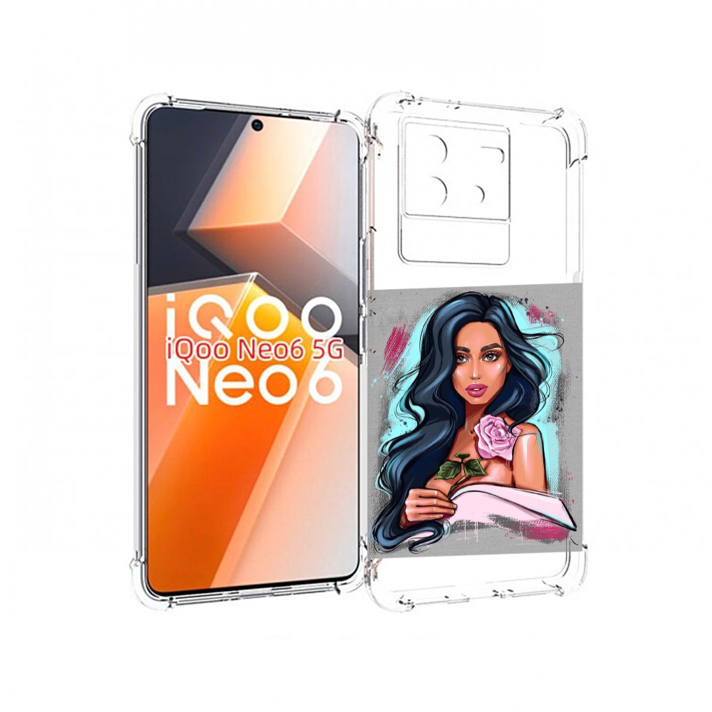 Чехол MyPads Девушка-с-розовой-розочкой женский для Vivo iQoo Neo 6 5G, Прозрачный, Tocco
Чехол MyPads Девушка-с-розовой-розочкой женский для Vivo iQoo Neo 6 5G, Прозрачный, Tocco