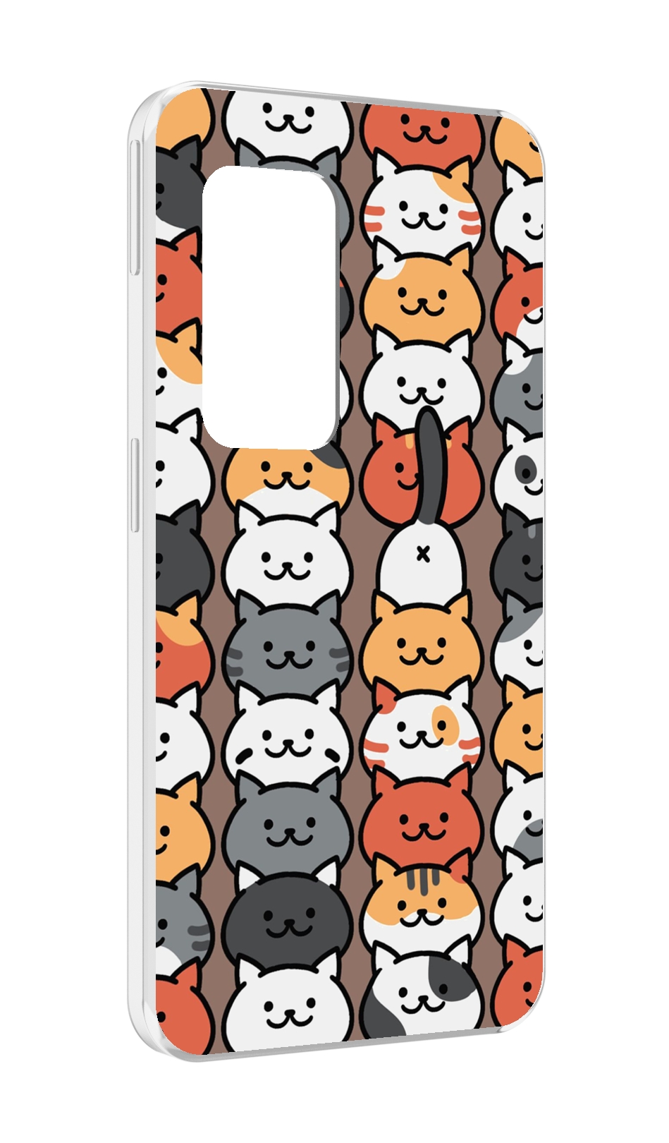 Чехол MyPads Найди-кота для UleFone Power Armor X11 Pro, Прозрачный, Tocco 
Чехол MyPads Найди-кота для UleFone Power Armor X11 Pro, Прозрачный, Tocco