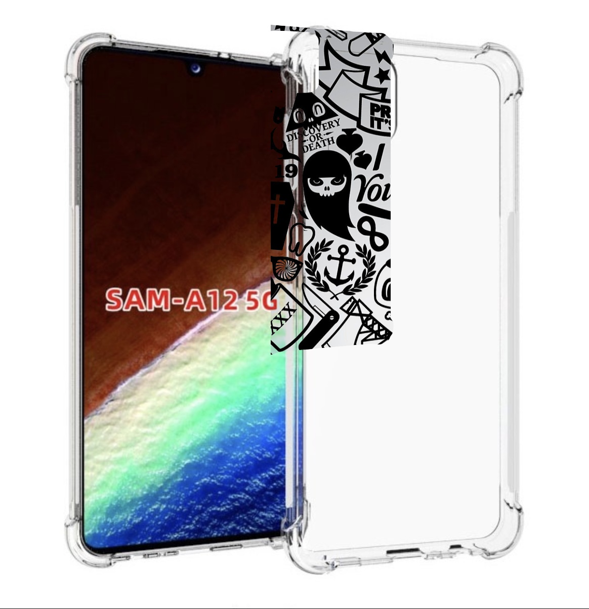 Чехол MyPads готический-принт для Samsung Galaxy A12 (SM-A125F) 2020/21/A12 Nacho SM-A127F, Прозрачный, Tocco
Чехол MyPads готический-принт для Samsung Galaxy A12 (SM-A125F) 2020/21/A12 Nacho SM-A127F, Прозрачный, Tocco