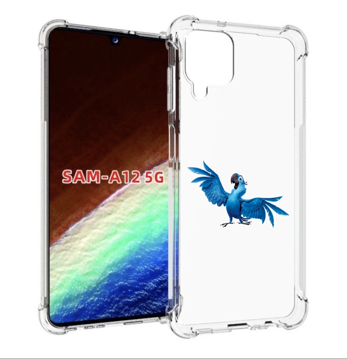 Чехол MyPads голубой-попугайчик для Samsung Galaxy A12 (SM-A125F) 2020/21, Прозрачный, Tocco
Чехол MyPads голубой-попугайчик для Samsung Galaxy A12 (SM-A125F) 2020/21, Прозрачный, Tocco