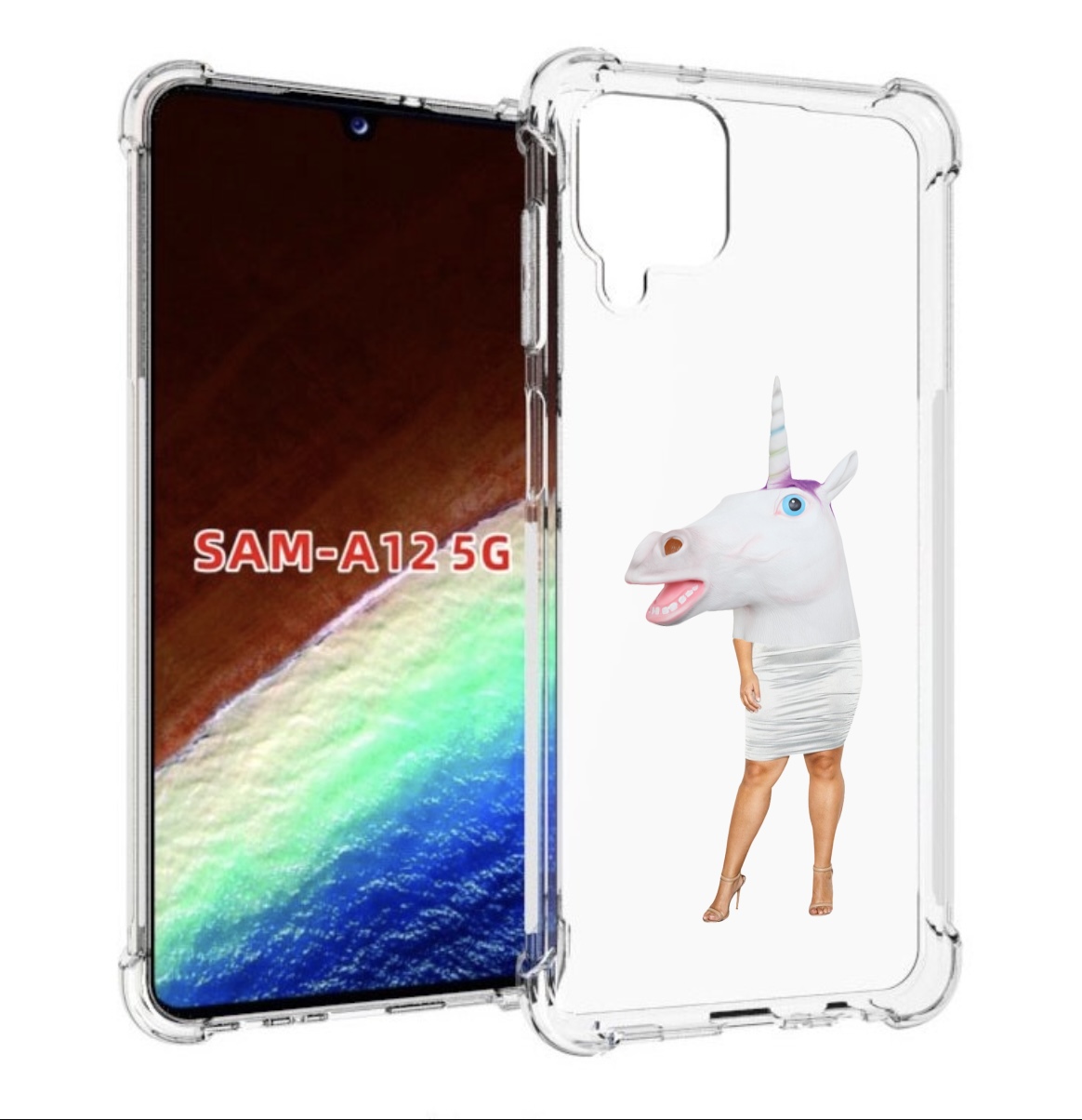 Чехол MyPads голова-единорога для Samsung Galaxy A12 (SM-A125F) 2020/21/A12 Nacho SM-A127F, Прозрачный, Tocco
Чехол MyPads голова-единорога для Samsung Galaxy A12 (SM-A125F) 2020/21/A12 Nacho SM-A127F, Прозрачный, Tocco