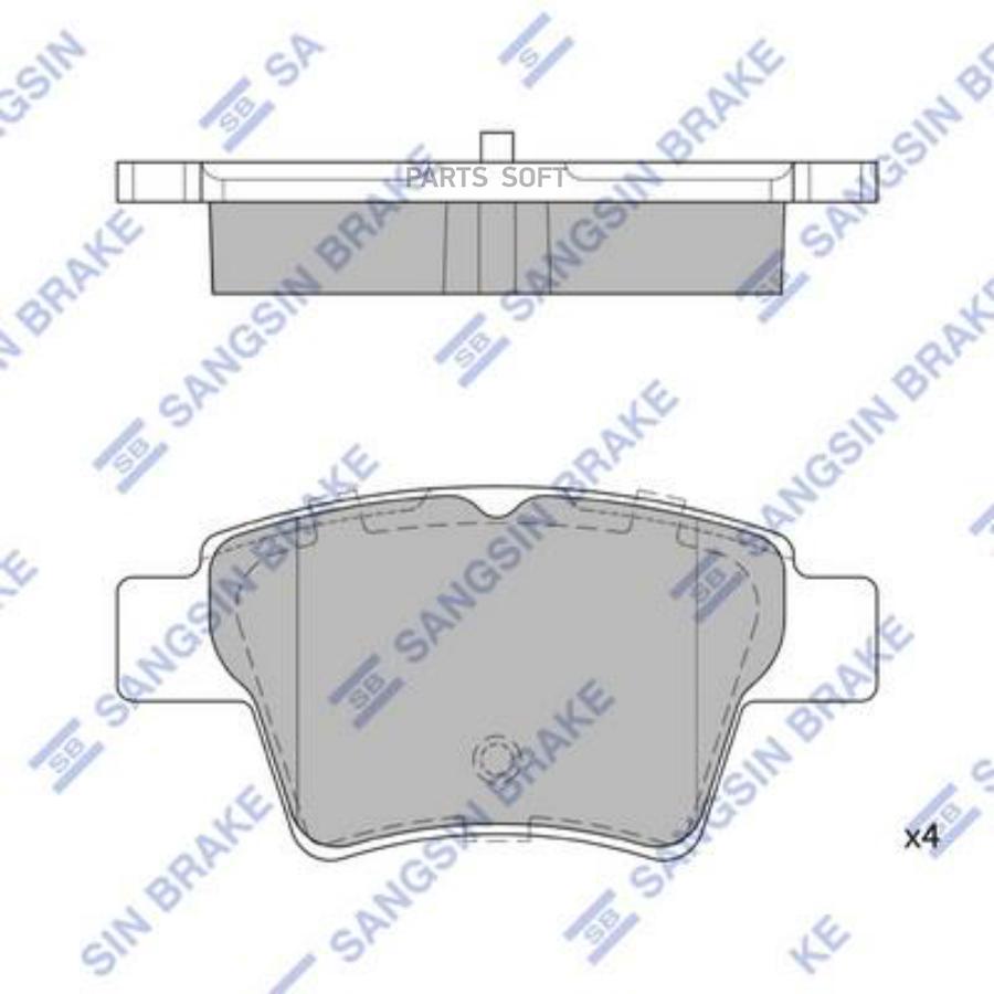 Колодки Дисковые Задние Citroen C4, Peugeot 307 1.4-2.0/Hdi 16v 04> Sangsin brake Sp2153
Колодки Дисковые Задние Citroen C4, Peugeot 307 1.4-2.0/Hdi 16v 04> Sangsin brake Sp2153