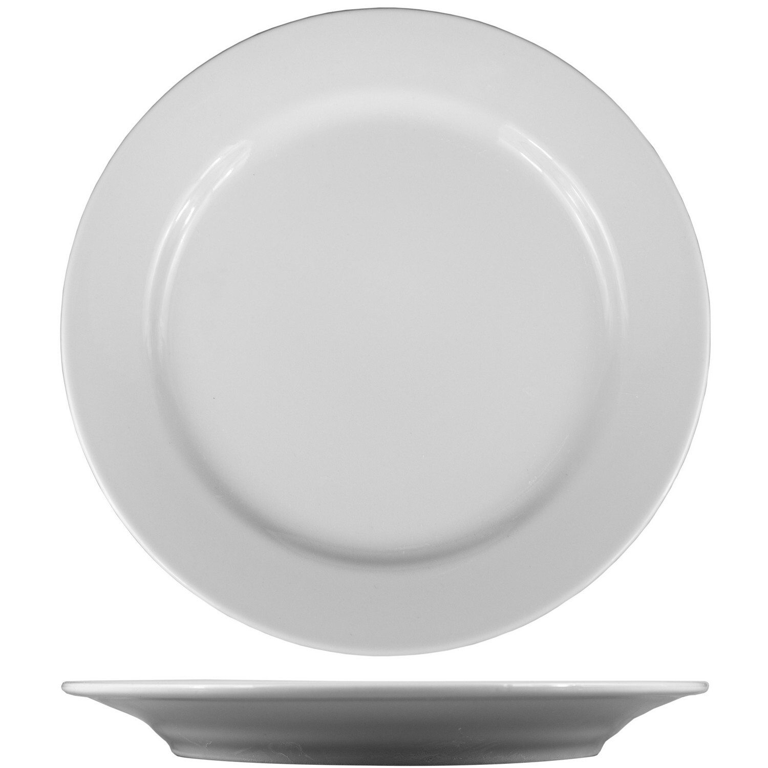 фото Тарелка добрушский фарфоровый завод тренд мелкая 210х210мм, фарфор, белый