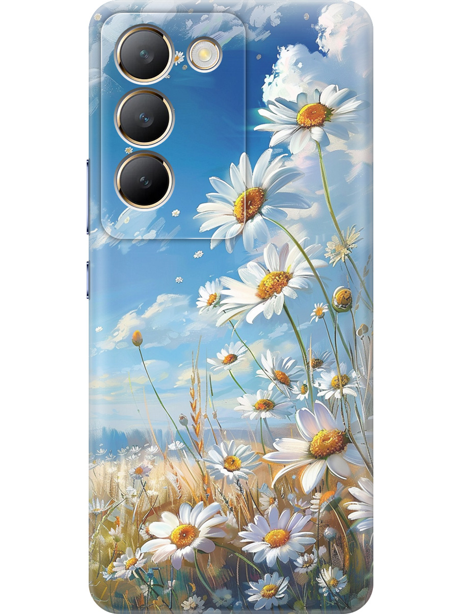 Силиконовый чехол на Vivo V30 Lite 4g с принтом "Ромашки на поле", Прозрачный;белый;синий, 783985622
Силиконовый чехол на Vivo V30 Lite 4g с принтом "Ромашки на поле", Прозрачный;белый;синий, 783985622