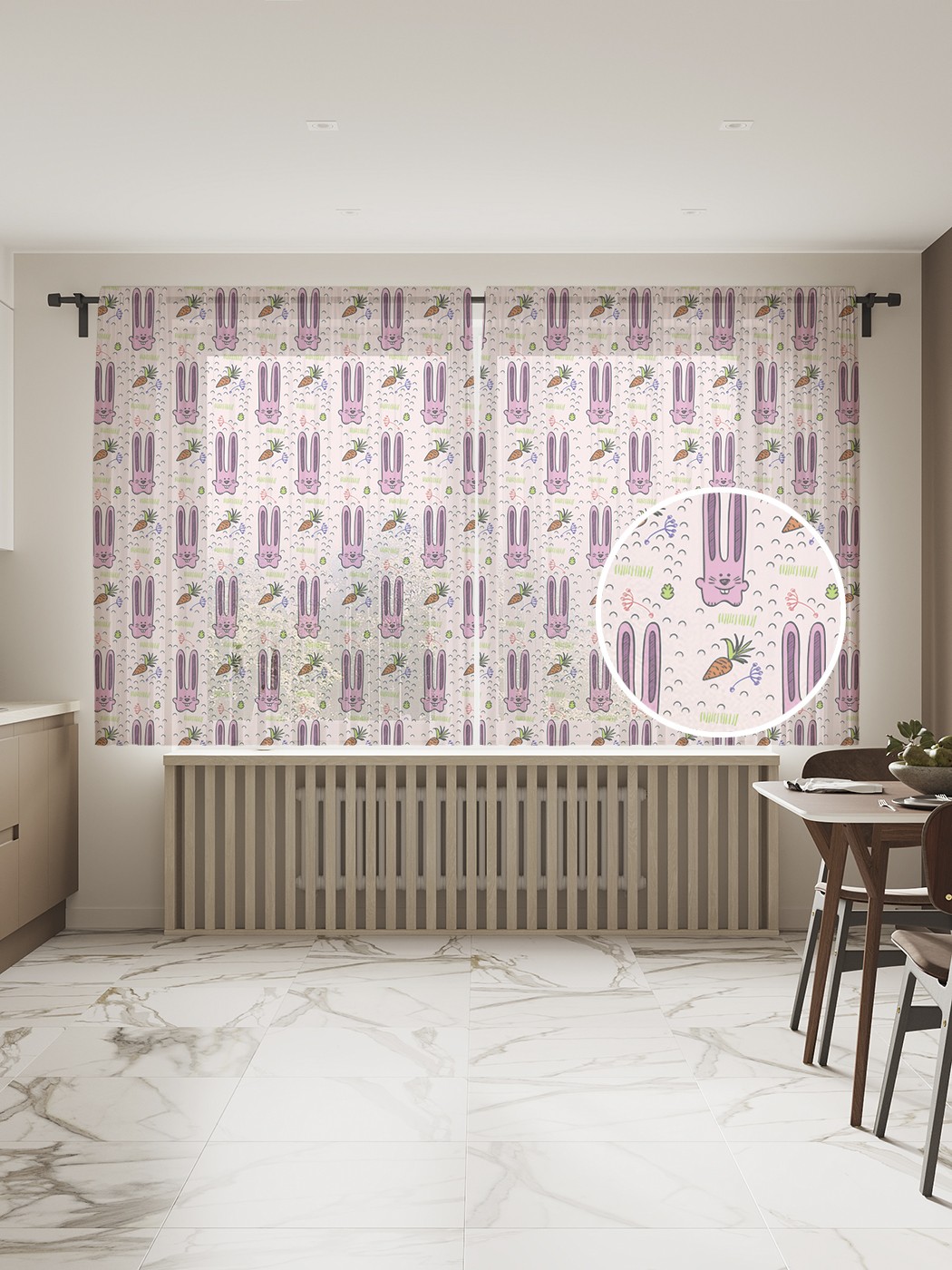 Фототюль JoyArty "Ушастый заяц", 145x180 см (2 полотна со шторной лентой + 50 крючков), Ушастый заяц 
Фототюль JoyArty "Ушастый заяц", 145x180 см (2 полотна со шторной лентой + 50 крючков), Ушастый заяц