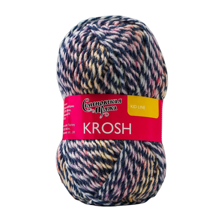 Пряжа Krosh (Крош) акрил 100% 110м/50гр гроза-мул.(7404), Разноцветный, Пряжа для вязания "Krosh"
Пряжа Krosh (Крош) акрил 100% 110м/50гр гроза-мул.(7404), Разноцветный, Пряжа для вязания "Krosh"
