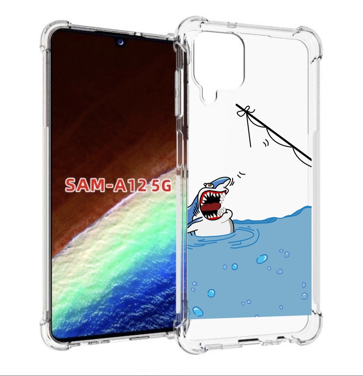 Чехол MyPads акула-рисунок для Samsung Galaxy A12 (SM-A125F) 2020/21/A12 Nacho SM-A127F, Прозрачный, Tocco
Чехол MyPads акула-рисунок для Samsung Galaxy A12 (SM-A125F) 2020/21/A12 Nacho SM-A127F, Прозрачный, Tocco