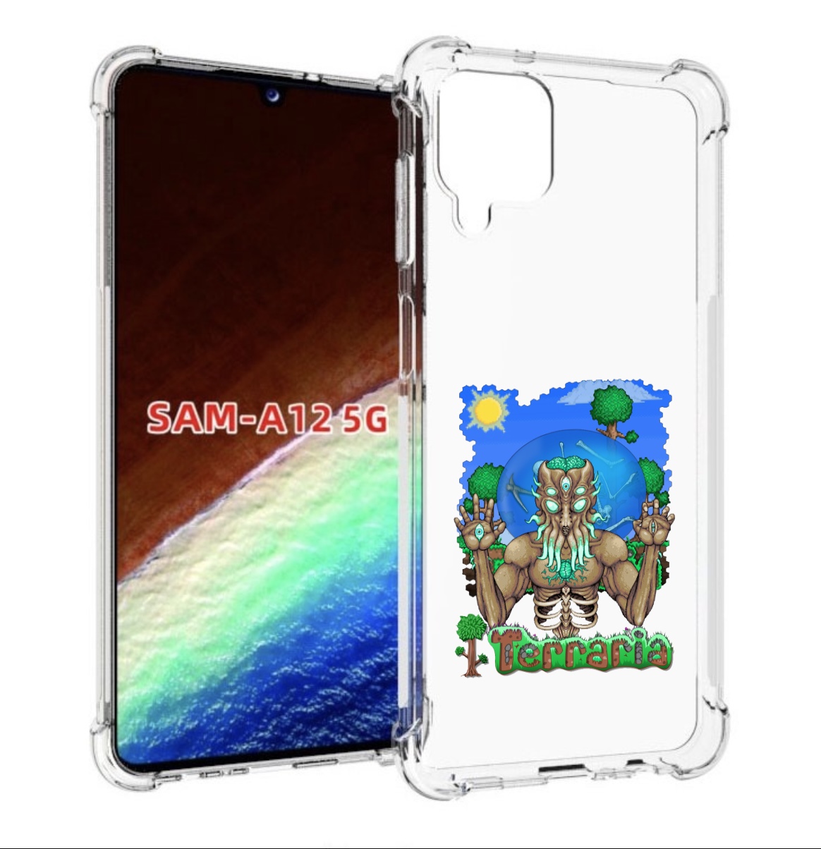 Чехол MyPads Террария для Samsung Galaxy A12 (SM-A125F) 2020/21/A12 Nacho SM-A127F, Прозрачный, Tocco
Чехол MyPads Террария для Samsung Galaxy A12 (SM-A125F) 2020/21/A12 Nacho SM-A127F, Прозрачный, Tocco