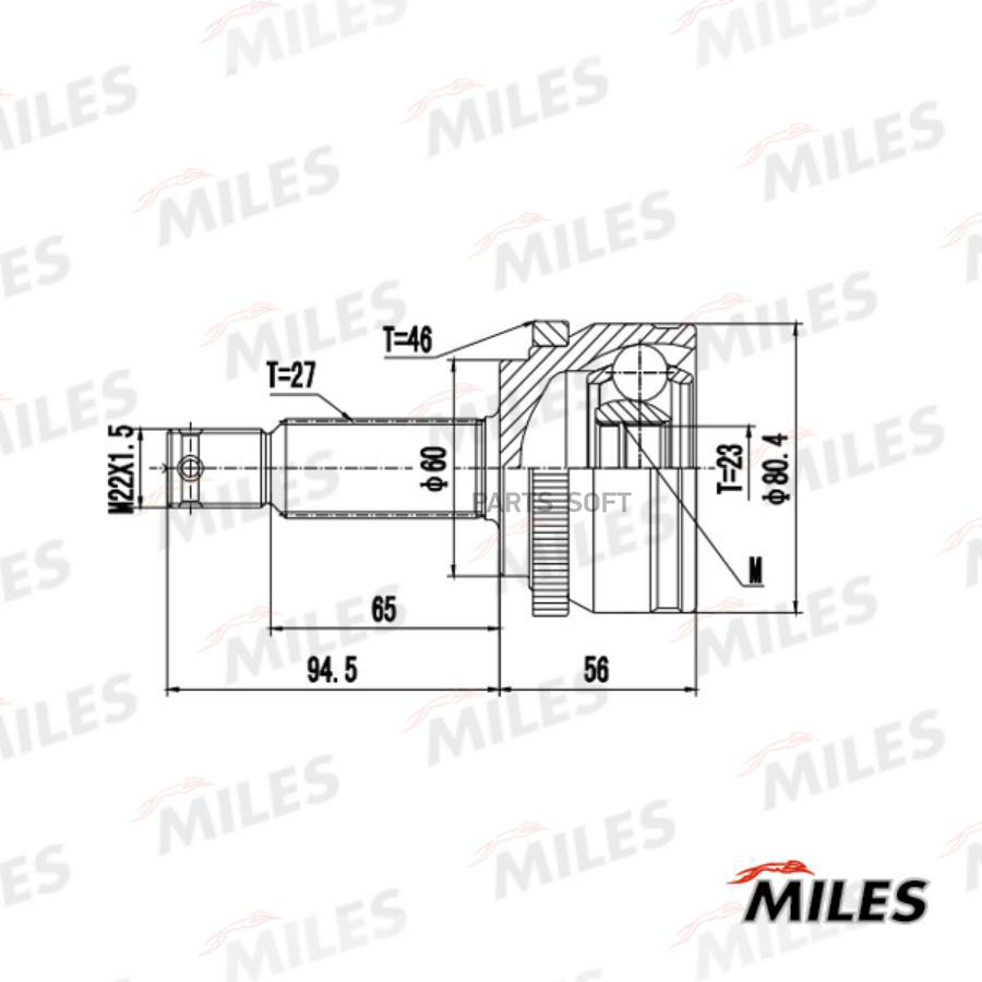 Шрус Наружный С Abs Hyundai I30/Kia Ceed 2.0 06-12 (Gkn 305005) Ga20691 Miles арт. GA20691
Шрус Наружный С Abs Hyundai I30/Kia Ceed 2.0 06-12 (Gkn 305005) Ga20691 Miles арт. GA20691