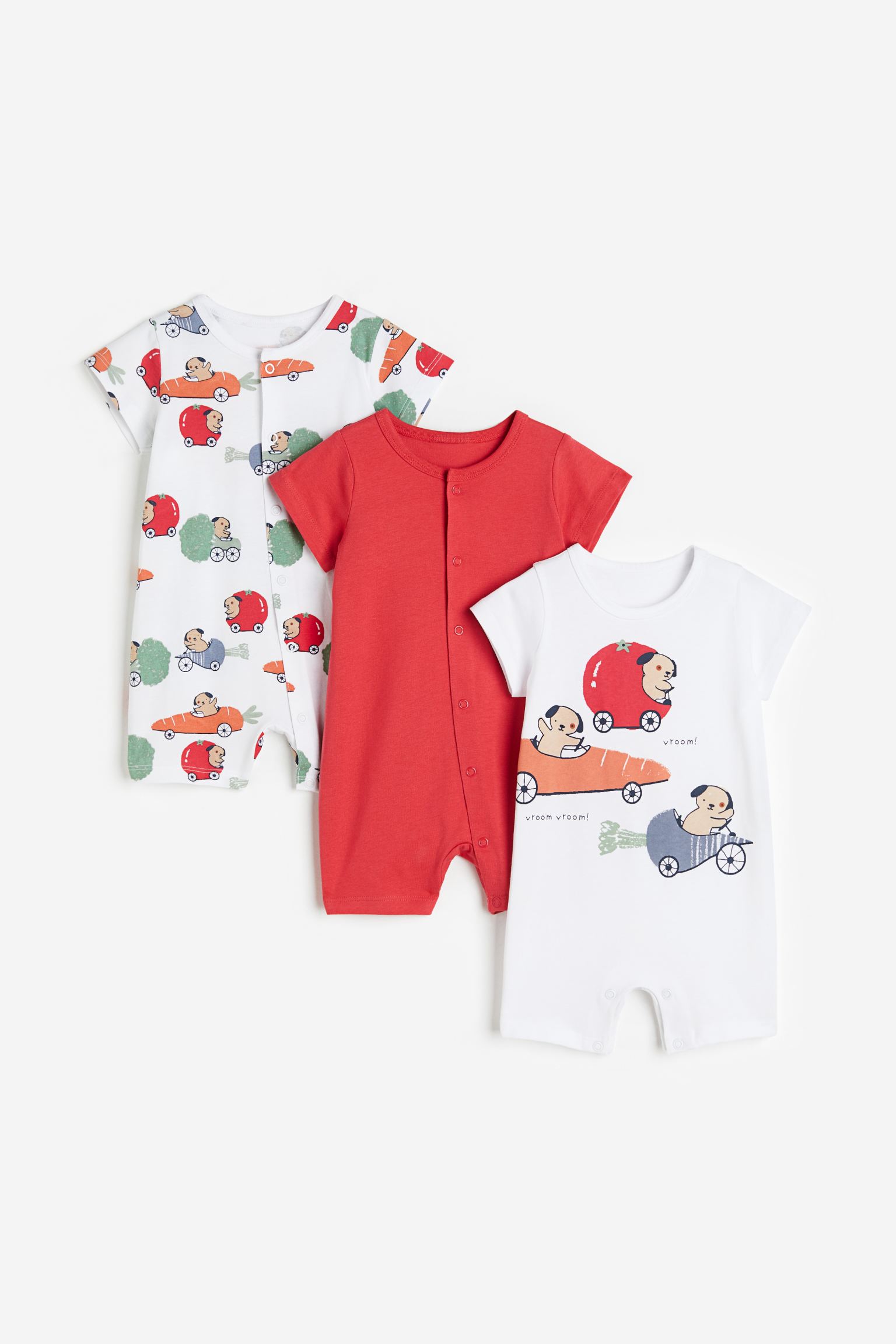 Комплект из 3 хлопковых пижам H&M 62 Белый/С рисунком (доставка из-за рубежа), 1126406
Комплект из 3 хлопковых пижам H&M 62 Белый/С рисунком (доставка из-за рубежа), 1126406