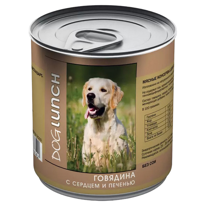 Консервы для собак Dog Lunch, с говядиной, сердцем и печенью в желе, 410г, с говядиной, сердцем и печенью в желе, 410 г
Консервы для собак Dog Lunch, с говядиной, сердцем и печенью в желе, 410г, с говядиной, сердцем и печенью в желе, 410 г