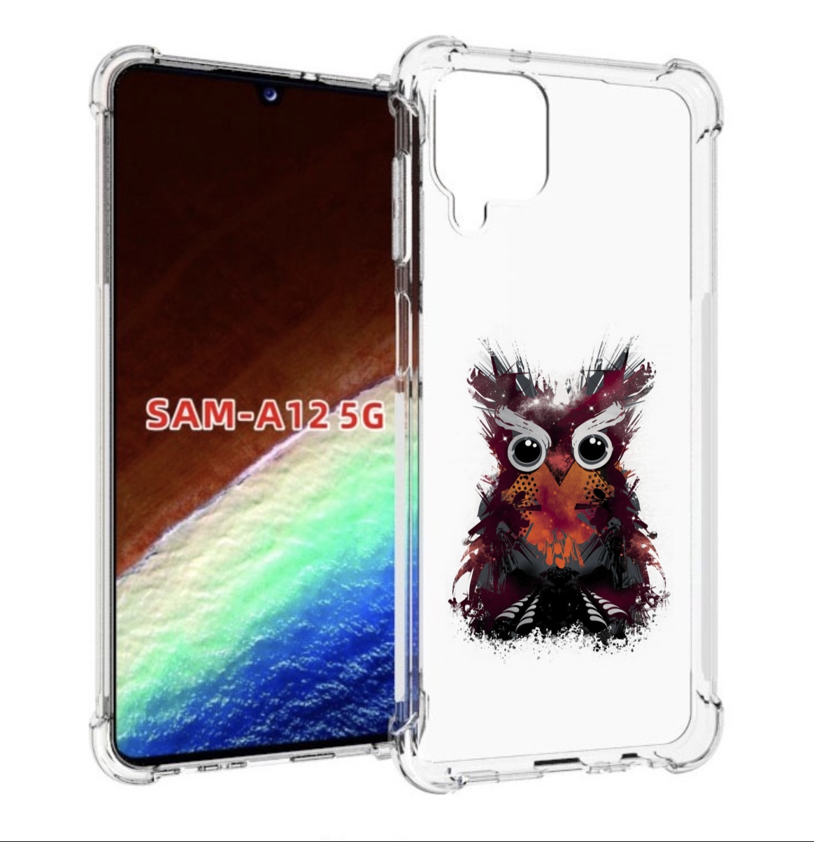 Чехол MyPads Необычная сова для Samsung Galaxy A12 (SM-A125F) 2020/21/A12 Nacho SM-A127F, Прозрачный, Tocco
Чехол MyPads Необычная сова для Samsung Galaxy A12 (SM-A125F) 2020/21/A12 Nacho SM-A127F, Прозрачный, Tocco