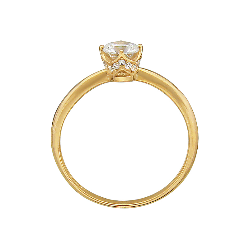 Кольцо помолвочное из желтого золота р. 18 Эстет 01К139300, фианит/Swarovski, 01К139300
Кольцо помолвочное из желтого золота р. 18 Эстет 01К139300, фианит/Swarovski, 01К139300