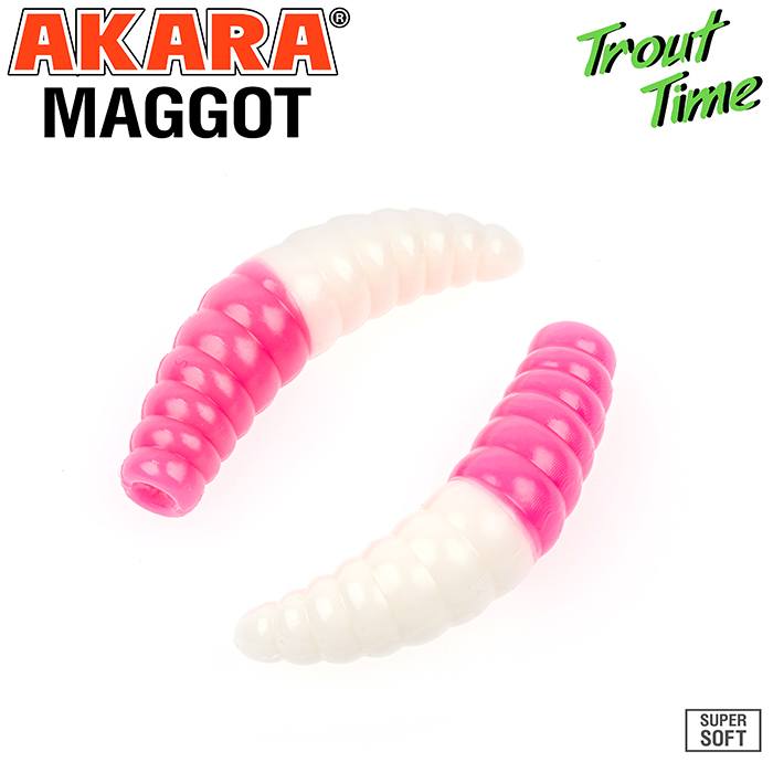 Приманка силиконовая (мягкая) AKARA TROUT TIME MAGGOT сыр (MG1/6-451-CH-F10/1,6"/451), Белый;розовый
Приманка силиконовая (мягкая) AKARA TROUT TIME MAGGOT сыр (MG1/6-451-CH-F10/1,6"/451), Белый;розовый