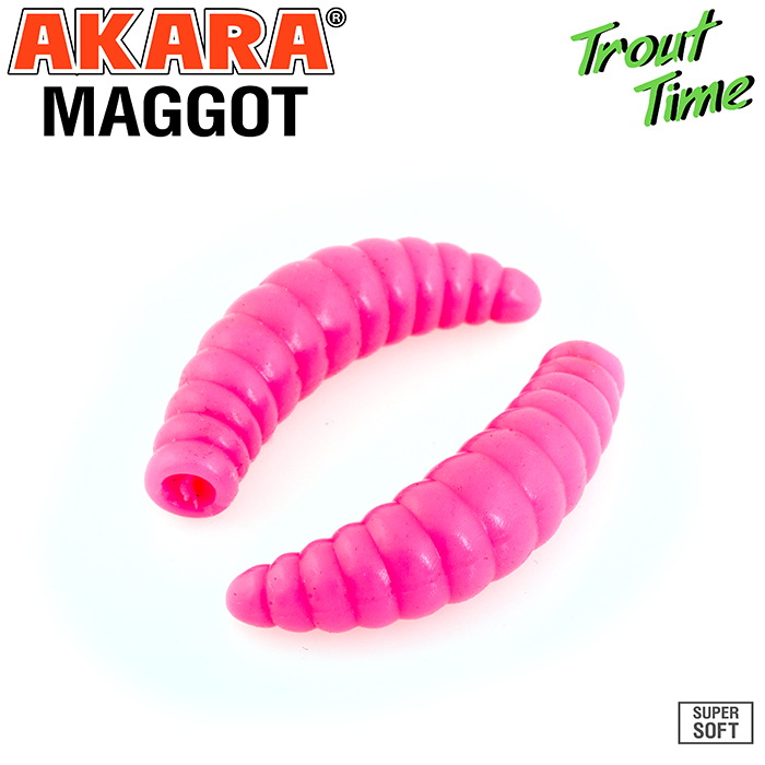 Приманка силиконовая (мягкая) AKARA TROUT TIME MAGGOT сыр (MG1/6-420-CH-F10/1,6"/420), Розовый
Приманка силиконовая (мягкая) AKARA TROUT TIME MAGGOT сыр (MG1/6-420-CH-F10/1,6"/420), Розовый