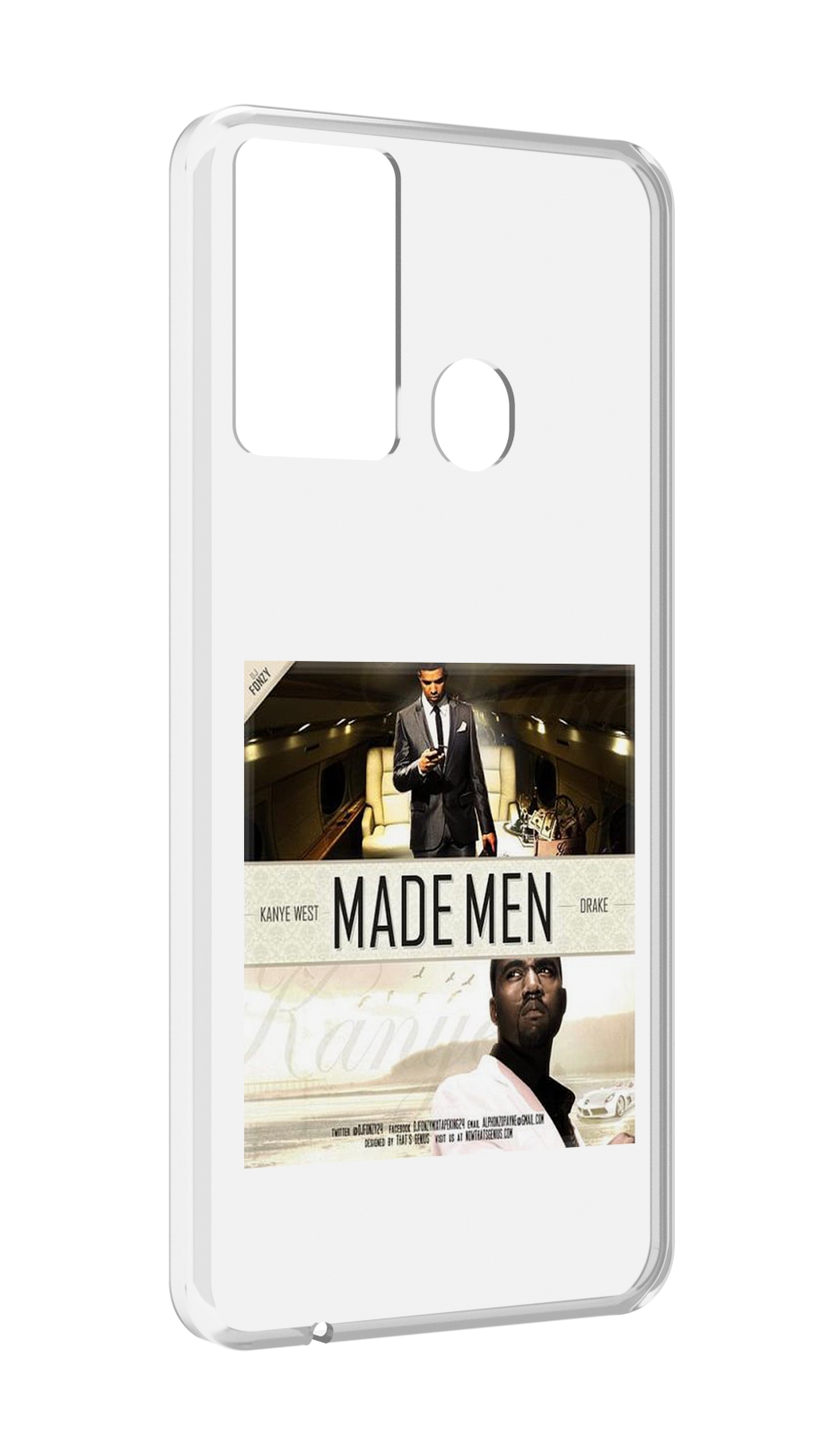 Чехол MyPads Kanye West & Drake - Made Men для ITEL P37 / ITEL Vision 2S, Прозрачный, Tocco
Чехол MyPads Kanye West & Drake - Made Men для ITEL P37 / ITEL Vision 2S, Прозрачный, Tocco