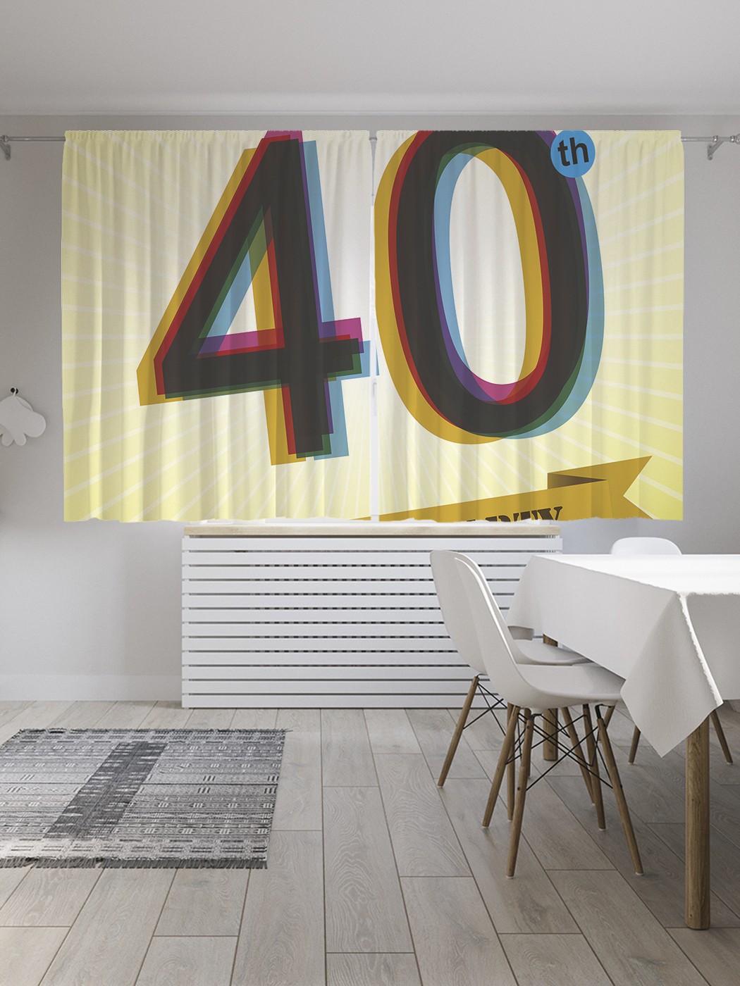 Классические шторы JoyArty "Золотое 40-летие", серия Oxford DeLux, 2 полотна 145x180 см, Золотое 40-летие
Классические шторы JoyArty "Золотое 40-летие", серия Oxford DeLux, 2 полотна 145x180 см, Золотое 40-летие