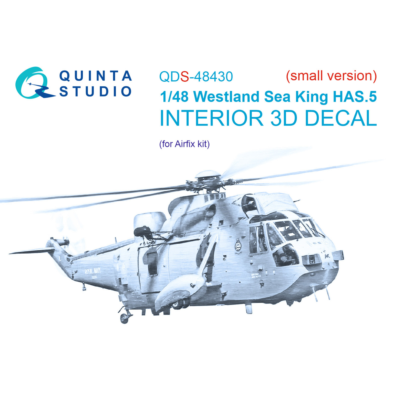 3D Декаль Quinta Studio 1/48 интерьера кабины Westland Sea King HAS.5 Airfix QDS-48430, Цветной
3D Декаль Quinta Studio 1/48 интерьера кабины Westland Sea King HAS.5 Airfix QDS-48430, Цветной