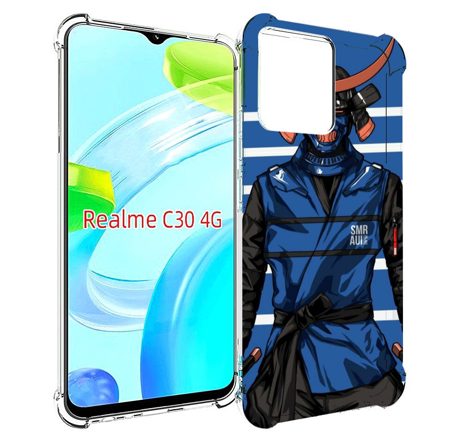 Чехол MyPads самурай в синей форме для Realme C30 4G / Narzo 50i Prime, Прозрачный, Tocco
Чехол MyPads самурай в синей форме для Realme C30 4G / Narzo 50i Prime, Прозрачный, Tocco