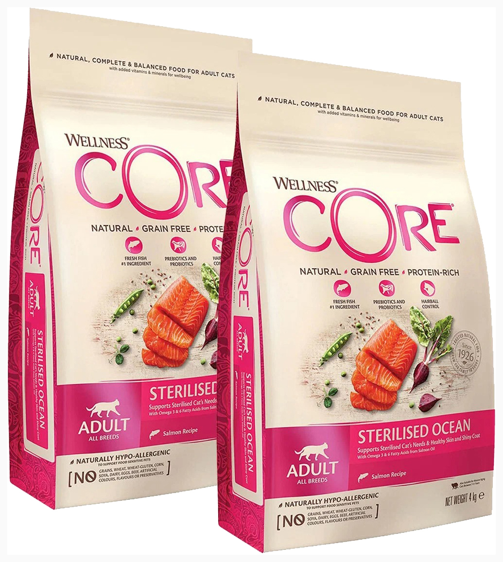 CORE CORE ORIGINAL CAT ADULT STERILISED беззерновой для взрослых кастрированных котов и ст
CORE CORE ORIGINAL CAT ADULT STERILISED беззерновой для взрослых кастрированных котов и ст