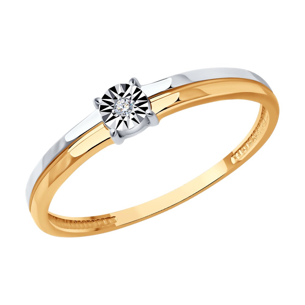 Кольцо из комбинированного золота с бриллиантом р. 17 Diamant 51-210-01962-1, 51-210-01962-1
Кольцо из комбинированного золота с бриллиантом р. 17 Diamant 51-210-01962-1, 51-210-01962-1