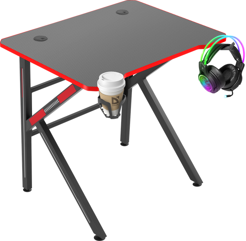 фото Игровой стол defender assassin, подвес кружки+гарн., черн. rgb