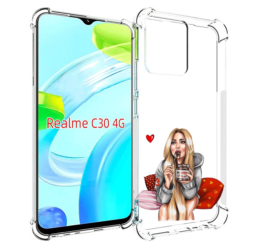 Чехол MyPads любительница-нутеллы женский для Realme C30 4G / Narzo 50i Prime, Прозрачный, Tocco
Чехол MyPads любительница-нутеллы женский для Realme C30 4G / Narzo 50i Prime, Прозрачный, Tocco