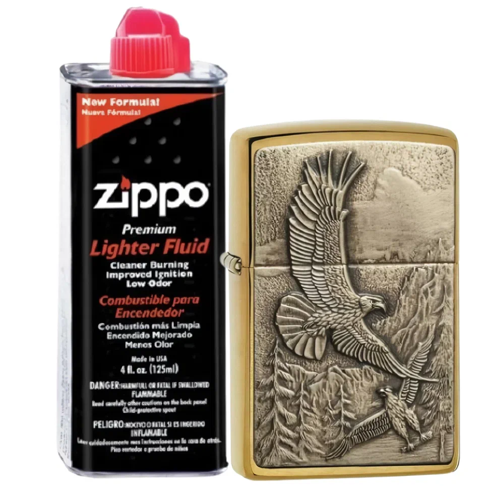 Бензиновая зажигалка ZIPPO 20854 Eagles + бензин Zippo 125 мл 20854-3141, Золотистый
Бензиновая зажигалка ZIPPO 20854 Eagles + бензин Zippo 125 мл 20854-3141, Золотистый