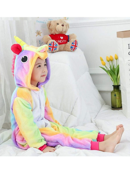 Пижама кигуруми детская Family Shop Радужный единорог (возраст 6-7 лет/115-125 см), Единорог
Пижама кигуруми детская Family Shop Радужный единорог (возраст 6-7 лет/115-125 см), Единорог