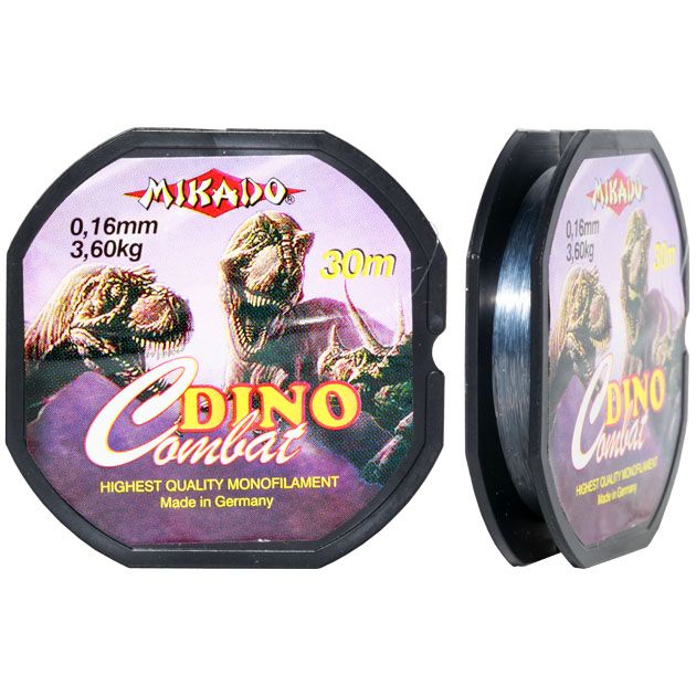 фото Мононитная леска mikado dino combat 30м - 0.14мм - 3.00кг