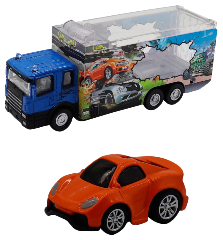 фото Набор грузовик и машинка die cast funky toys