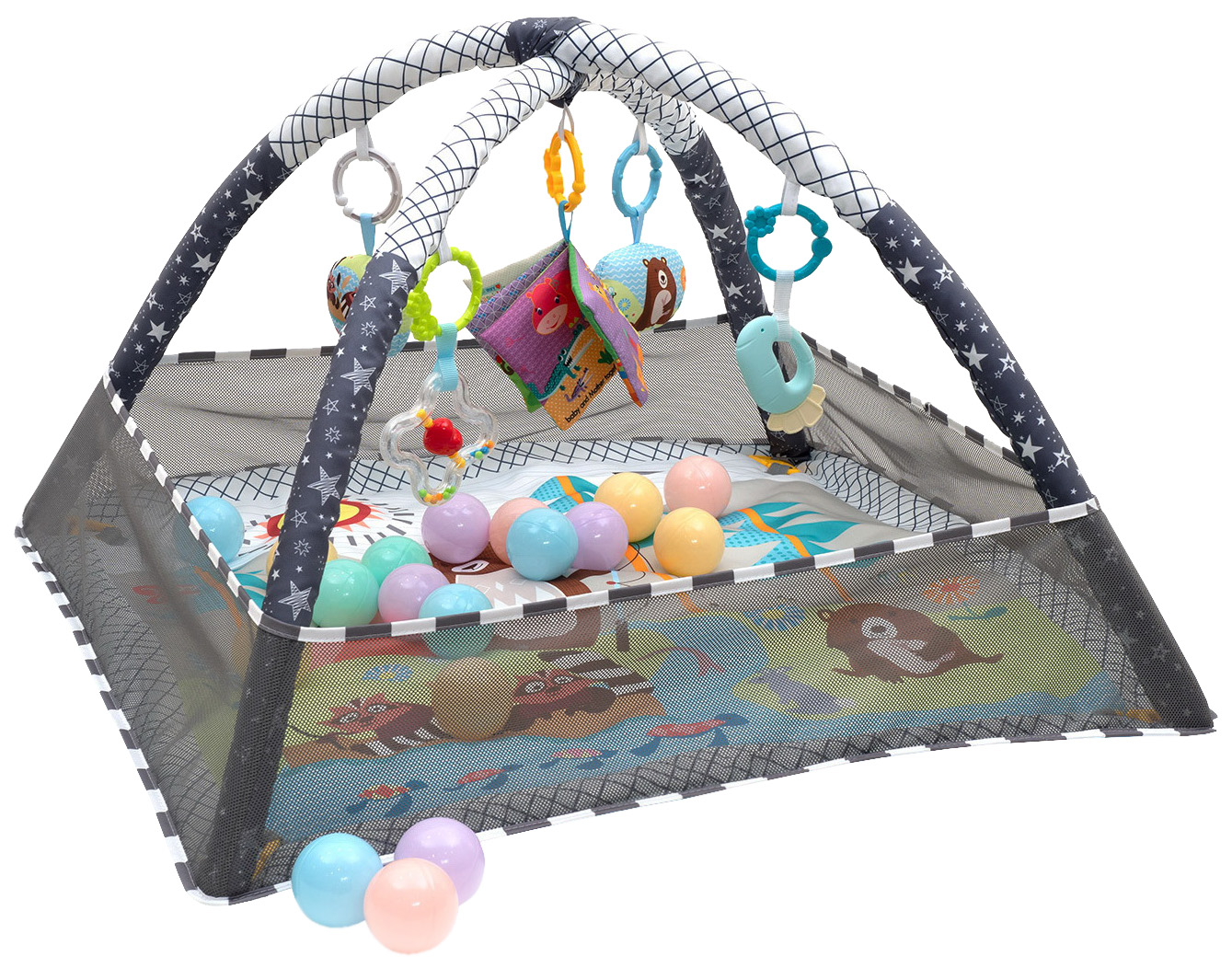 фото Коврик с игрушками play ground gym funkids